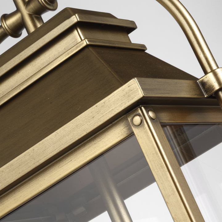 Visual Comfort Studio OL13209PDB Wellsworth Three Light Pendant Outdoor Brass