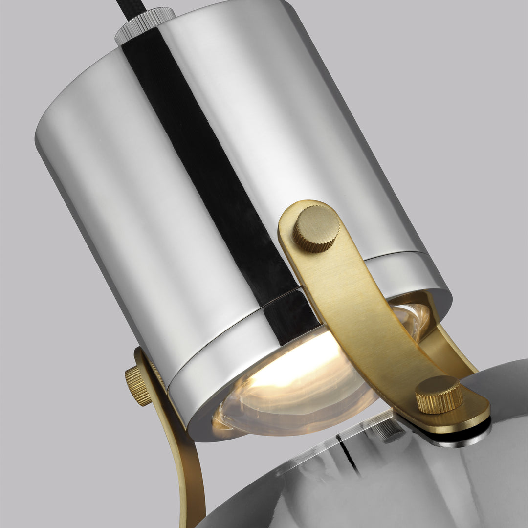 Visual Comfort Studio Brynne P1443PN-L1 Pendant Light - Polished Nickel