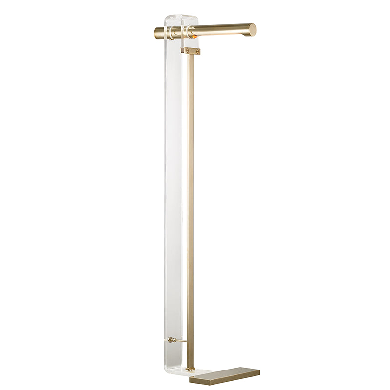 Hudson Valley Lighting L1055-AGB Hillcrest One Light Floor Lamp Lamp Brass