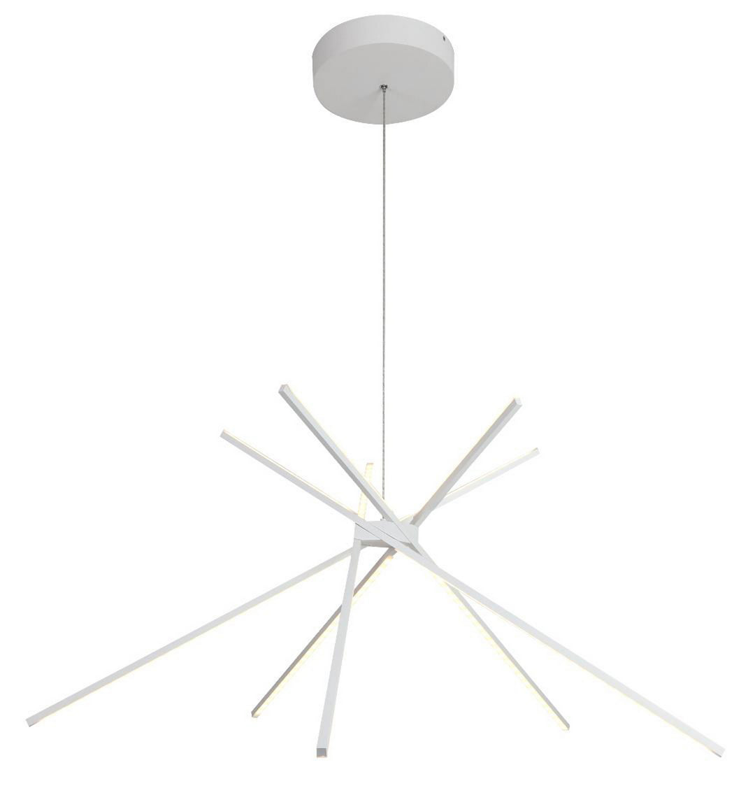 Bethel International ALU02C42WH Chandelier Light - Matte White
