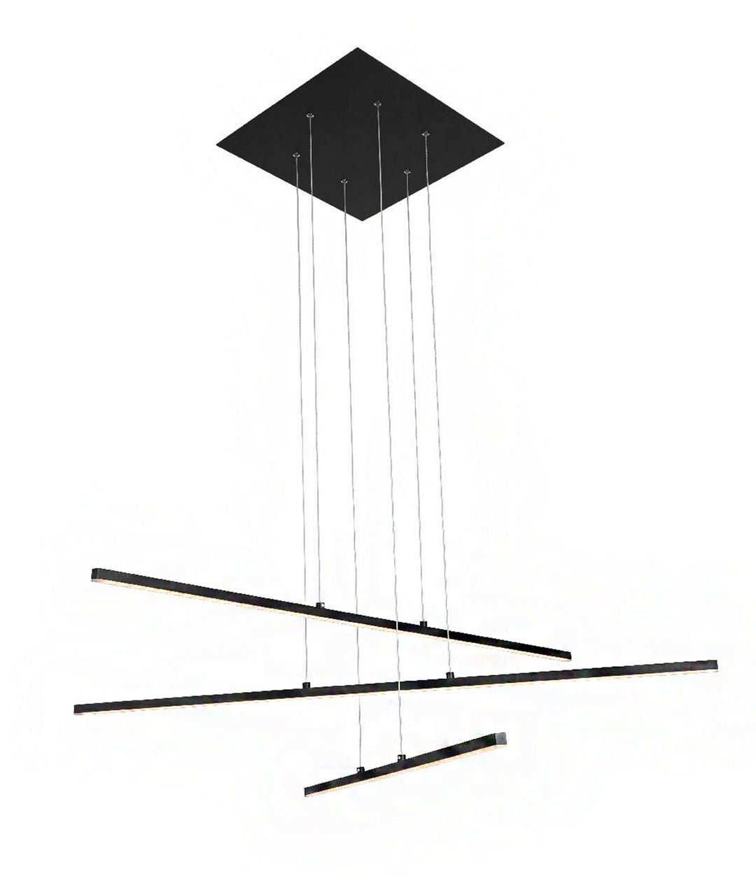 Bethel International ALU03C45B Chandelier Light - Matte Black