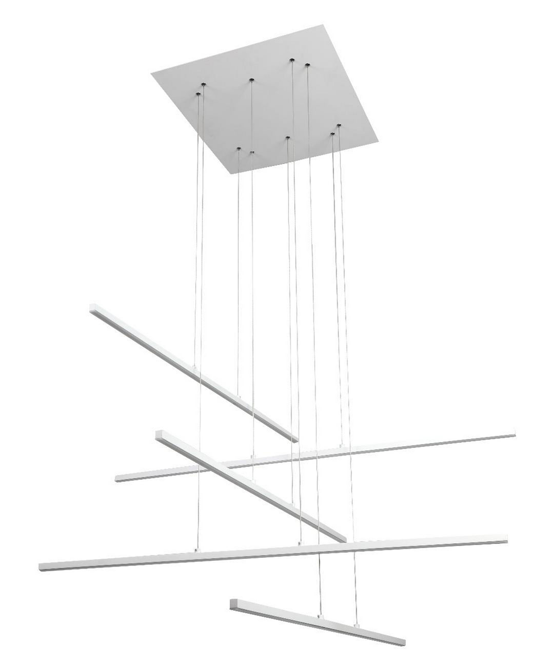 Bethel International ALU06C45WH Chandelier Light - Matte White