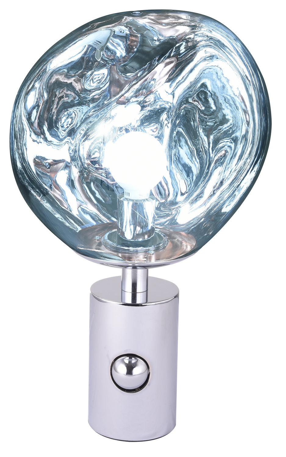 Bethel International DLS18T10S Modern  Lamp Silver