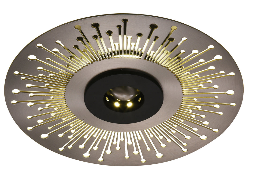 Bethel International DU156W15N Wall Sconce Light - Shiny Nickel