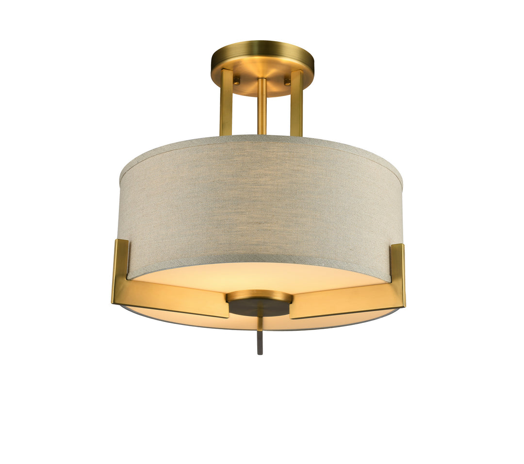 Bethel International KE2020/DR7 Ceiling Light - Antique Brass