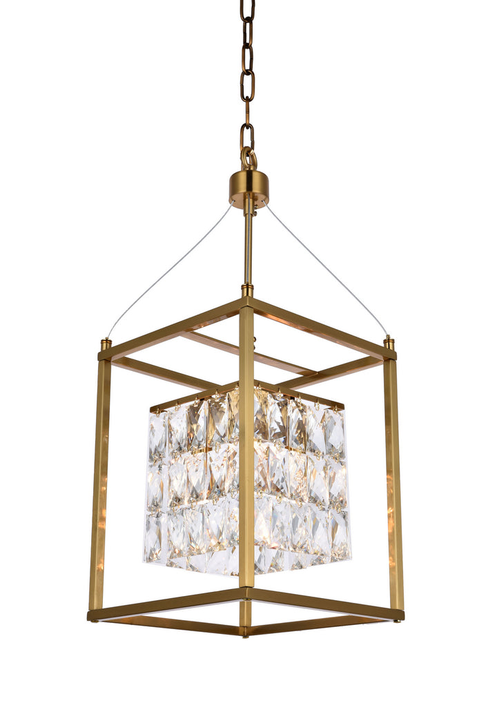 Bethel International LA11AB-10 Chandelier Light - Antique Brass