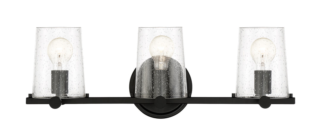 Designers Fountain Matteson 95803-MB Bath Vanity Light 25 in. wide - Matte Black