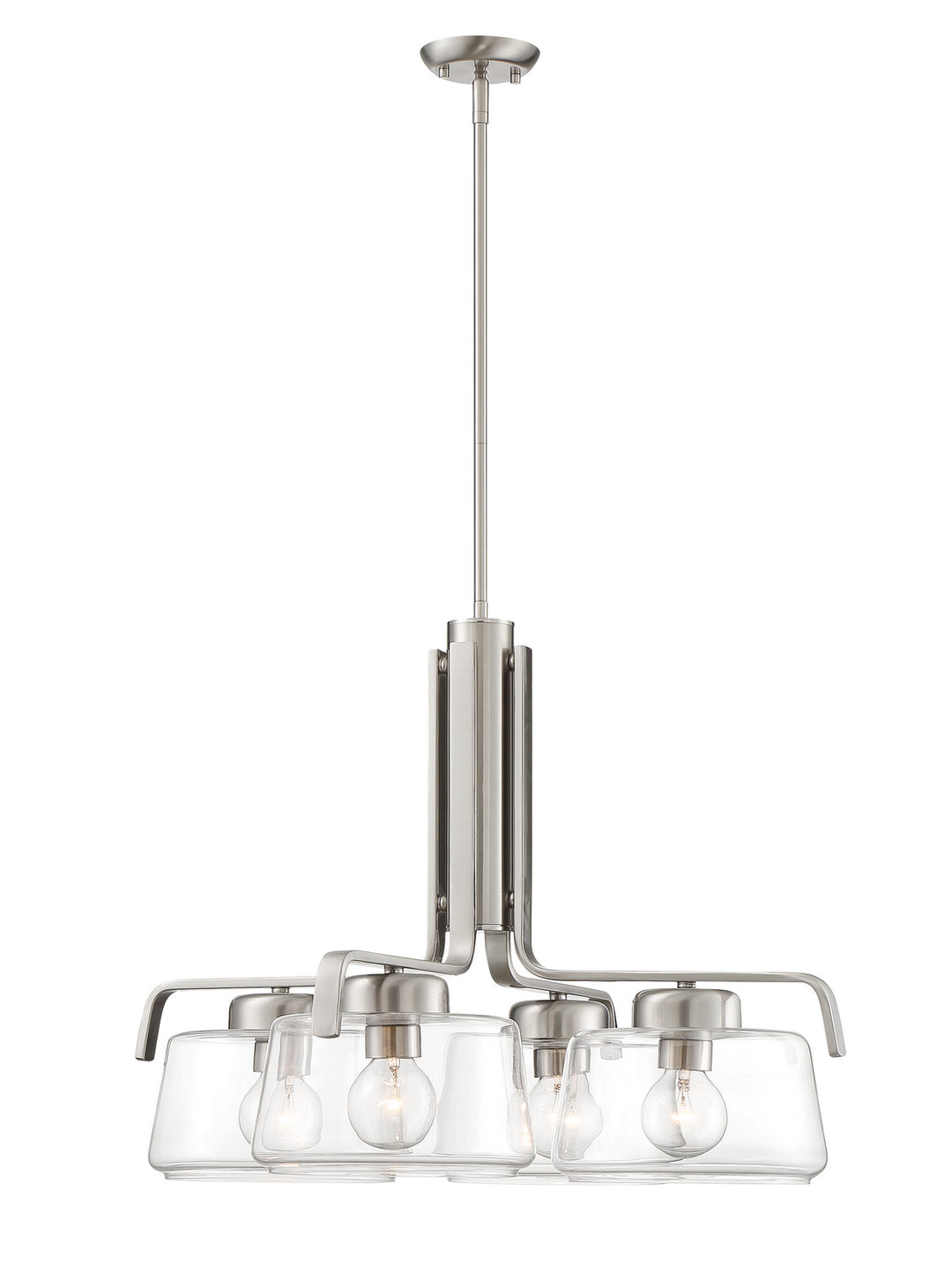 Designers Fountain Riley 96284-SP Chandelier Light - Satin Platinum