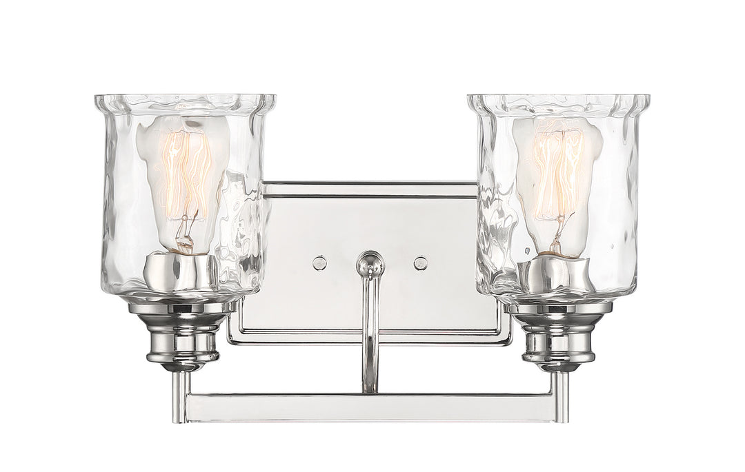 Designers Fountain Drake 96302-PN Bath Vanity Light 15 in. wide - Polished Nickel