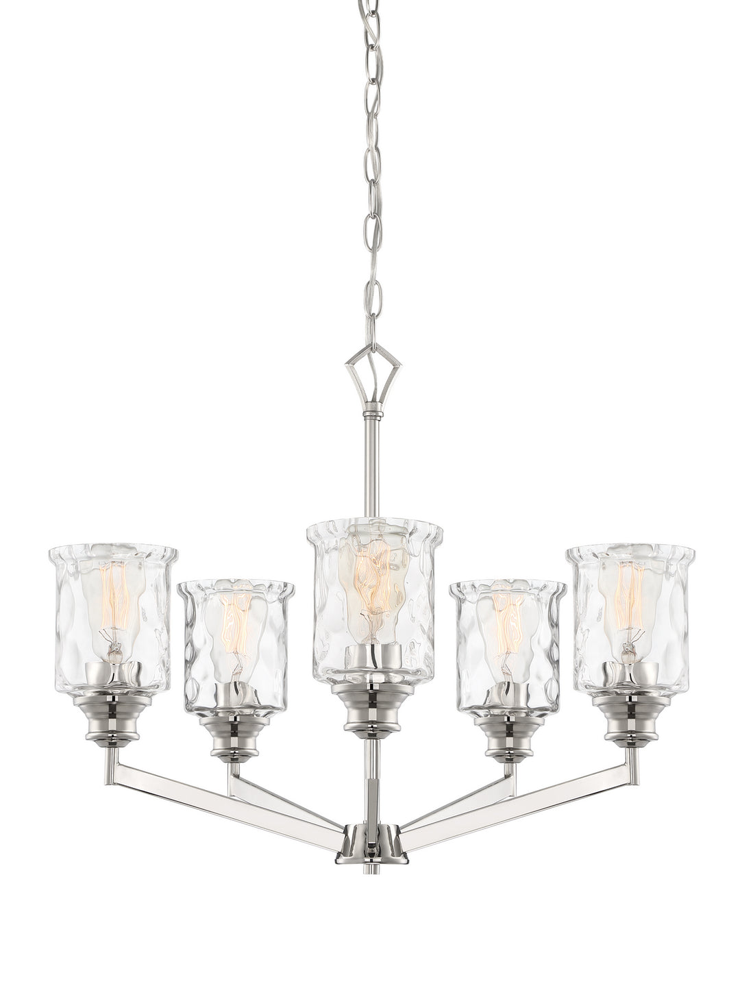 Designers Fountain Drake 96385-PN Chandelier Light - Polished Nickel