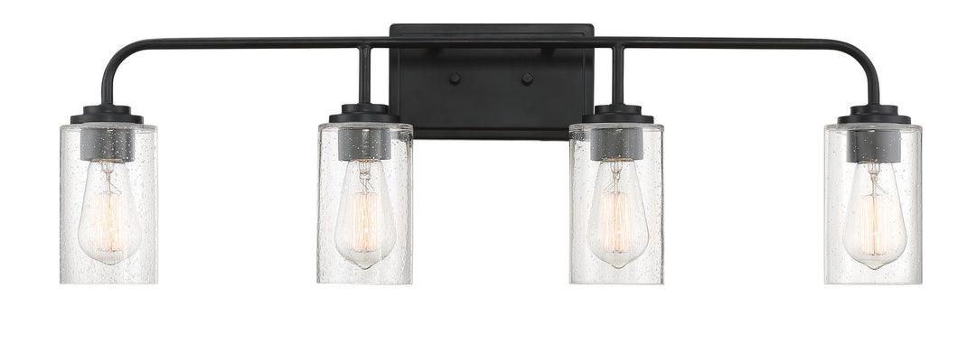 Designers Fountain Logan 96404-MB Bath Vanity Light 32 in. wide - Matte Black