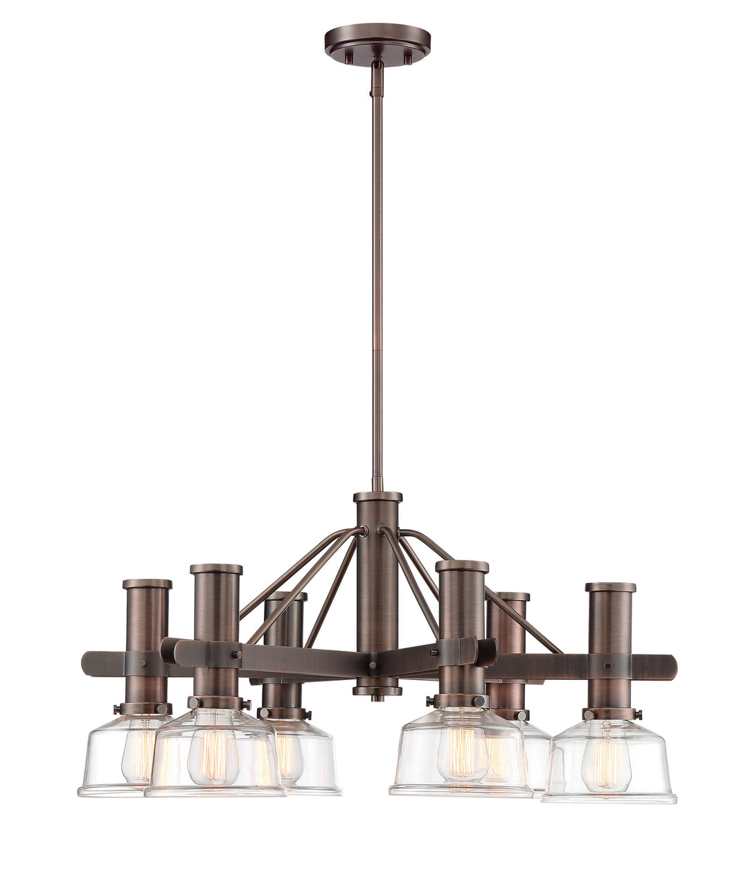 Designers Fountain Carson 96586-SCB Chandelier Light - Satin Copper Bronze