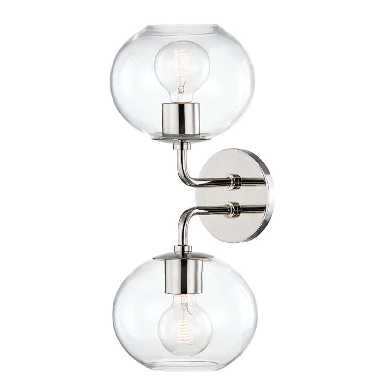 Mitzi Margot H270102-PN Wall Sconce Light - Polished Nickel