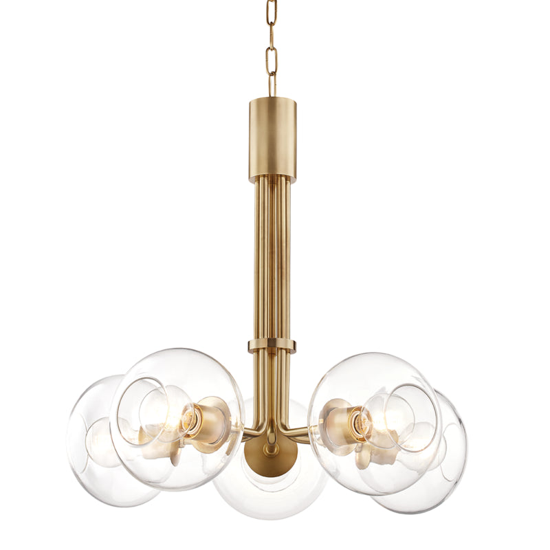 Mitzi Margot H270805-AGB Chandelier Light - Aged Brass