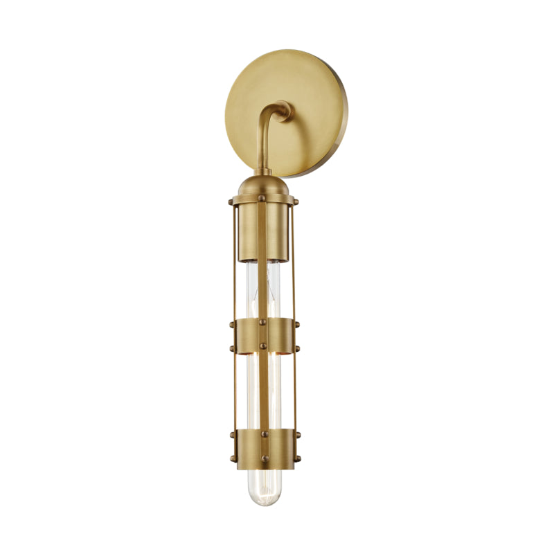 Mitzi Violet H272101-AGB Wall Sconce Light - Aged Brass