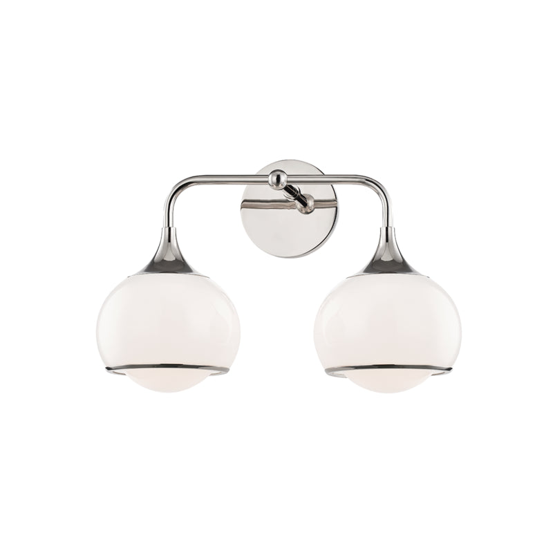 Mitzi Reese H281302-PN Bath Vanity Light 17 in. wide - Polished Nickel