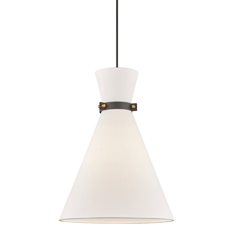 Mitzi Julia H294701L-AGB/BK Pendant Light - Aged Brass/Black