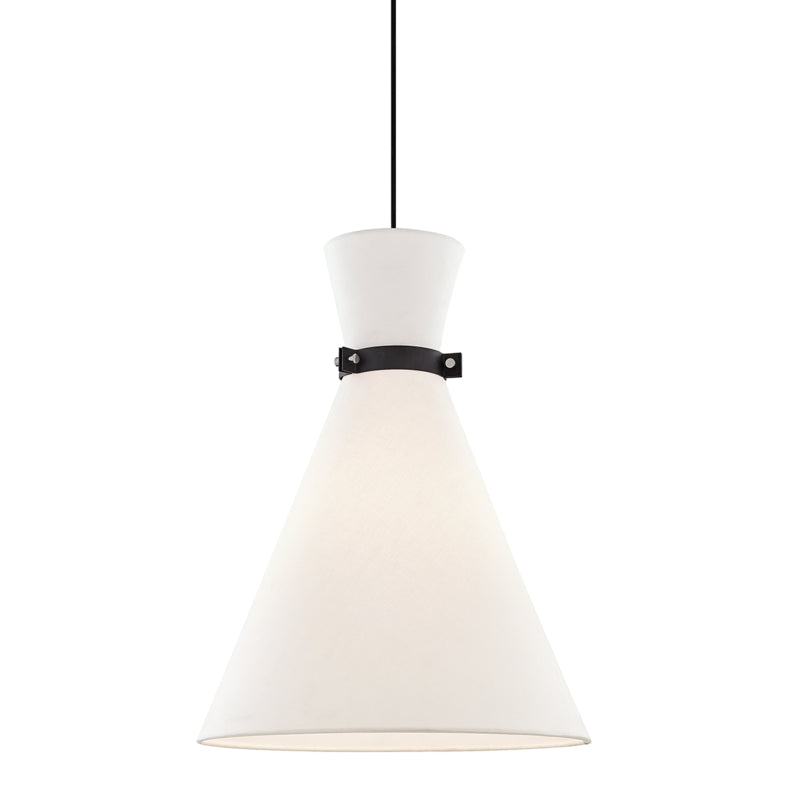 Mitzi Julia H294701L-PN/BK Pendant Light - Polished Nickel/Black