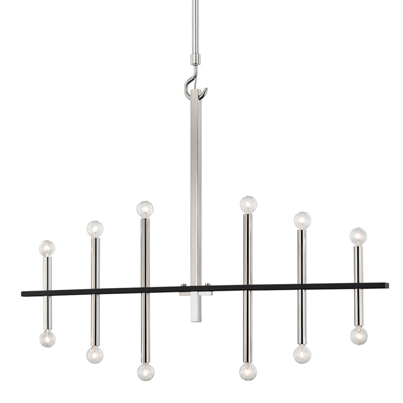 Mitzi Colette H296812-PN/BK Pendant Light - Polished Nickel/Black