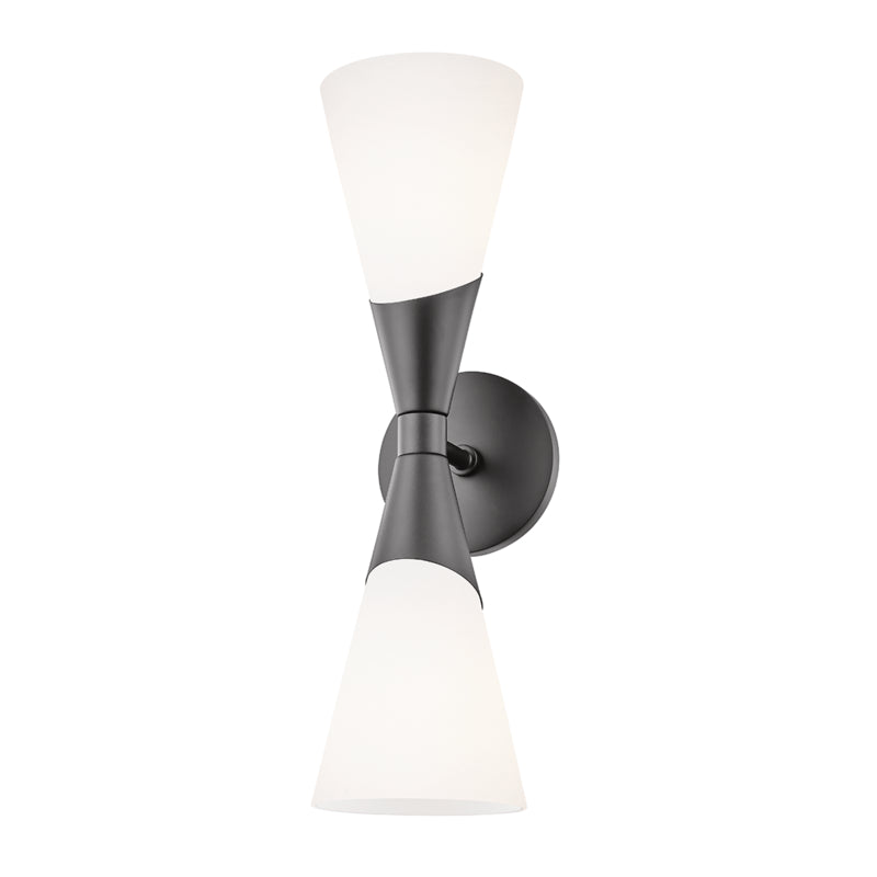 Mitzi Parker H312102-BLK Wall Sconce Light - Black