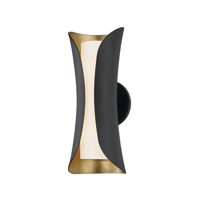 Mitzi Josie H315102-GL/BK Wall Sconce Light - Gold Leaf/Black