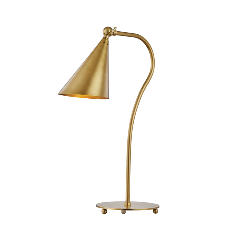 Mitzi Lighting HL285201-AGB  Lupe Lamp Aged Brass