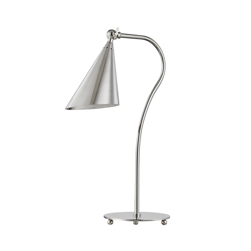 Mitzi Lighting HL285201-PN Lupe One Light Table Lamp Lamp Polished Nickel