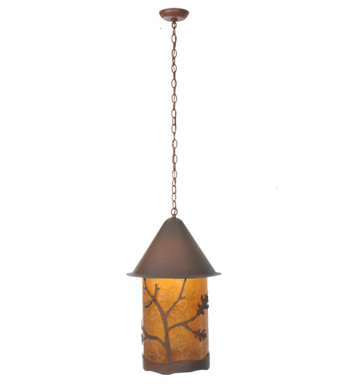 Meyda Tiffany Lighting 97926 Oak Leaf & Acorn One Light Pendant Outdoor Bronze / Dark