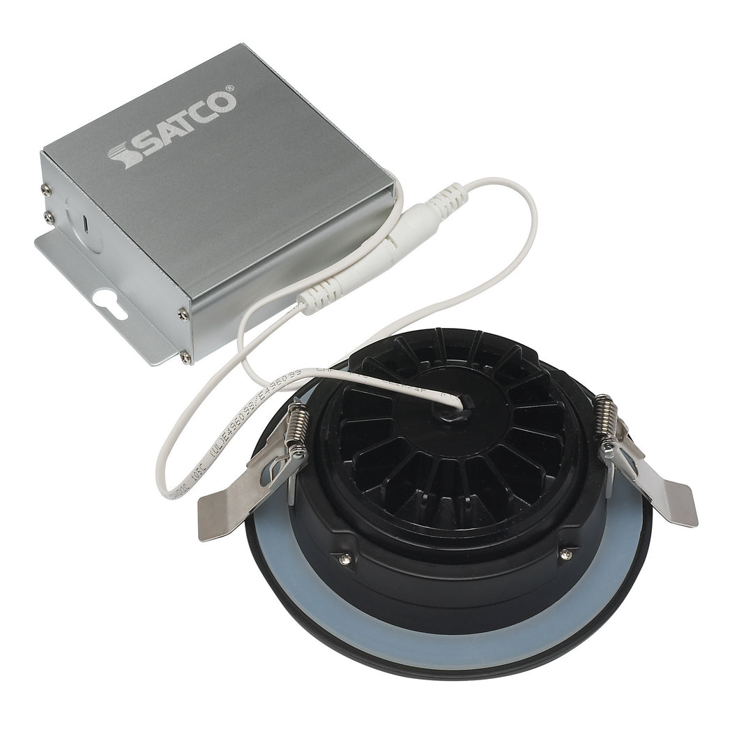 Satco Lighting S11619   Recessed Light Black