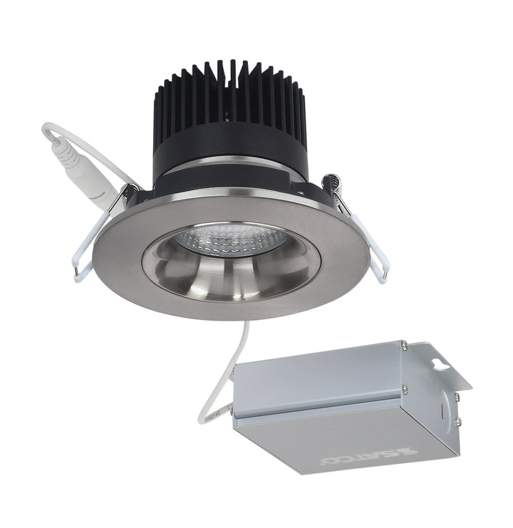 Satco Lighting S11626   Recessed Light Brushed Nickel