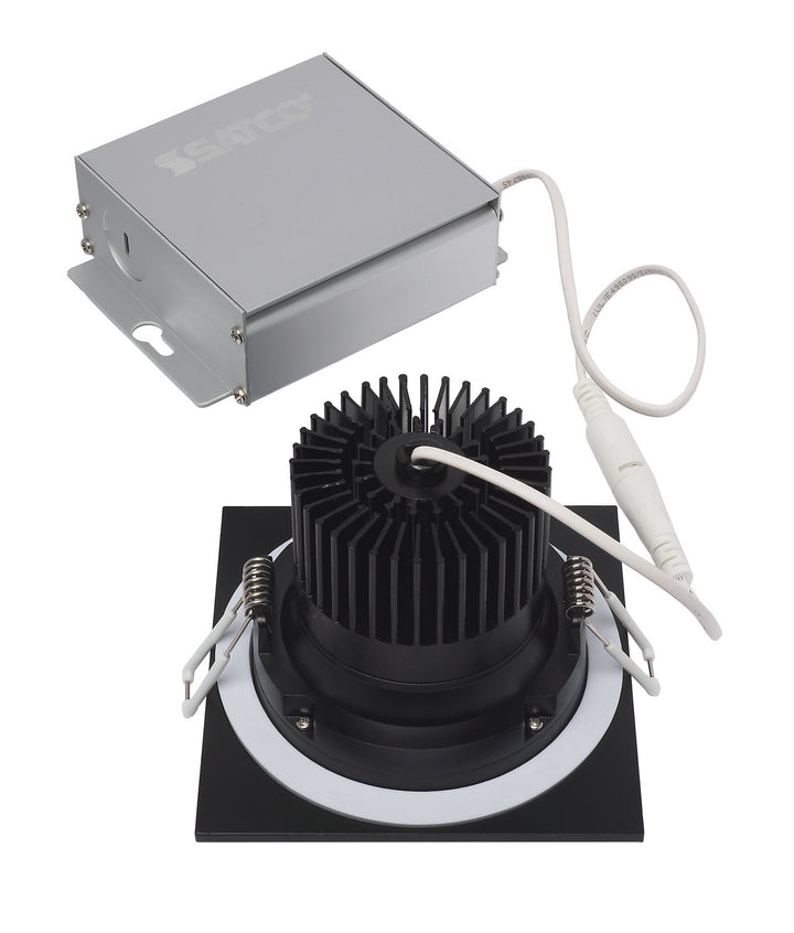 Satco Lighting S11628   Recessed Light Black