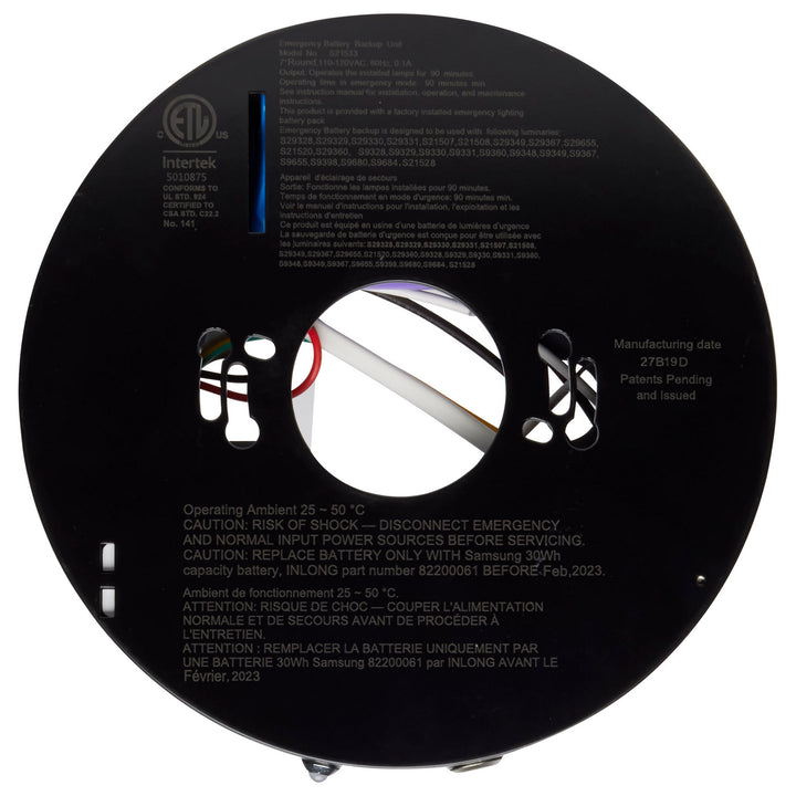 Satco S21533 Ceiling Light - Black