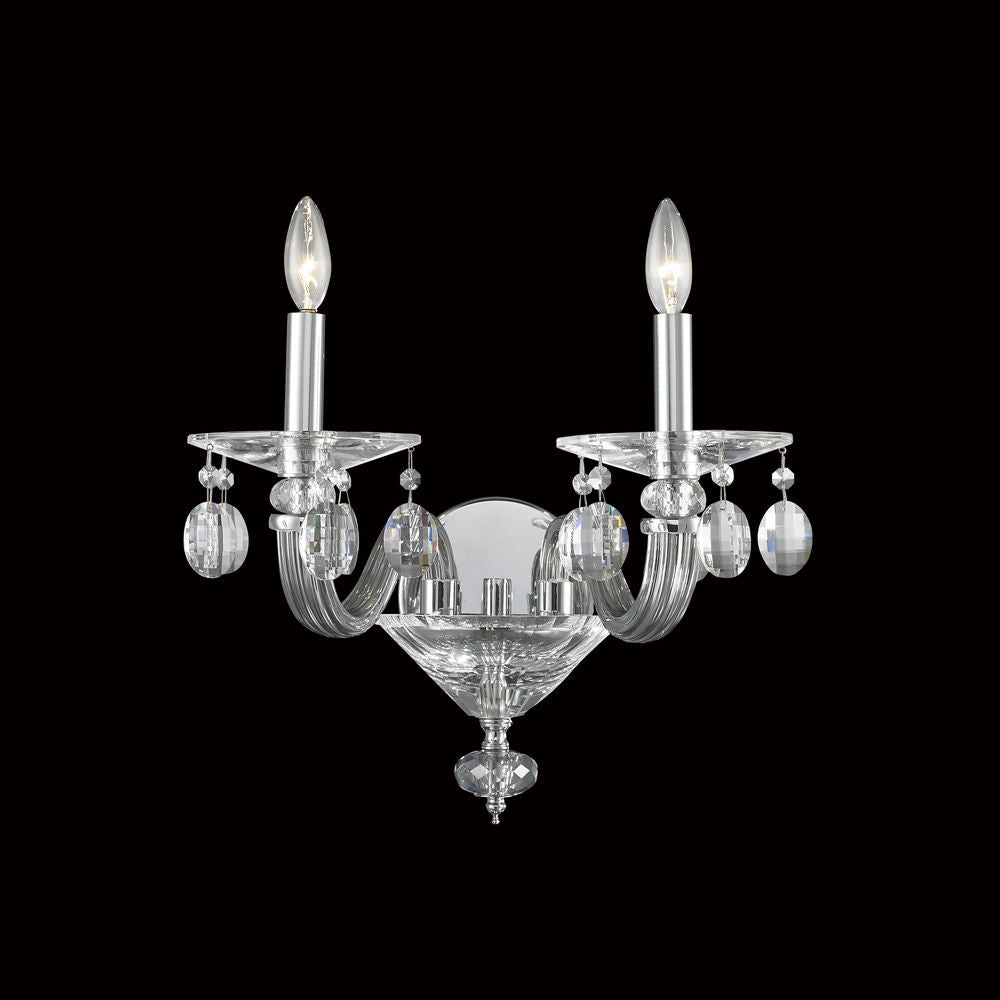 StarFire Victoria 5302WSSA Wall Light - Smoke Arms Clear Center
