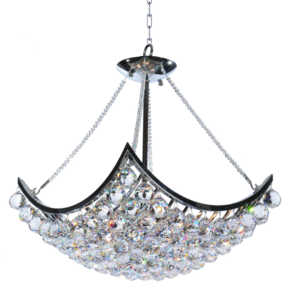 StarFire Crystal Ball 8018CH Chandelier Light - Chrome