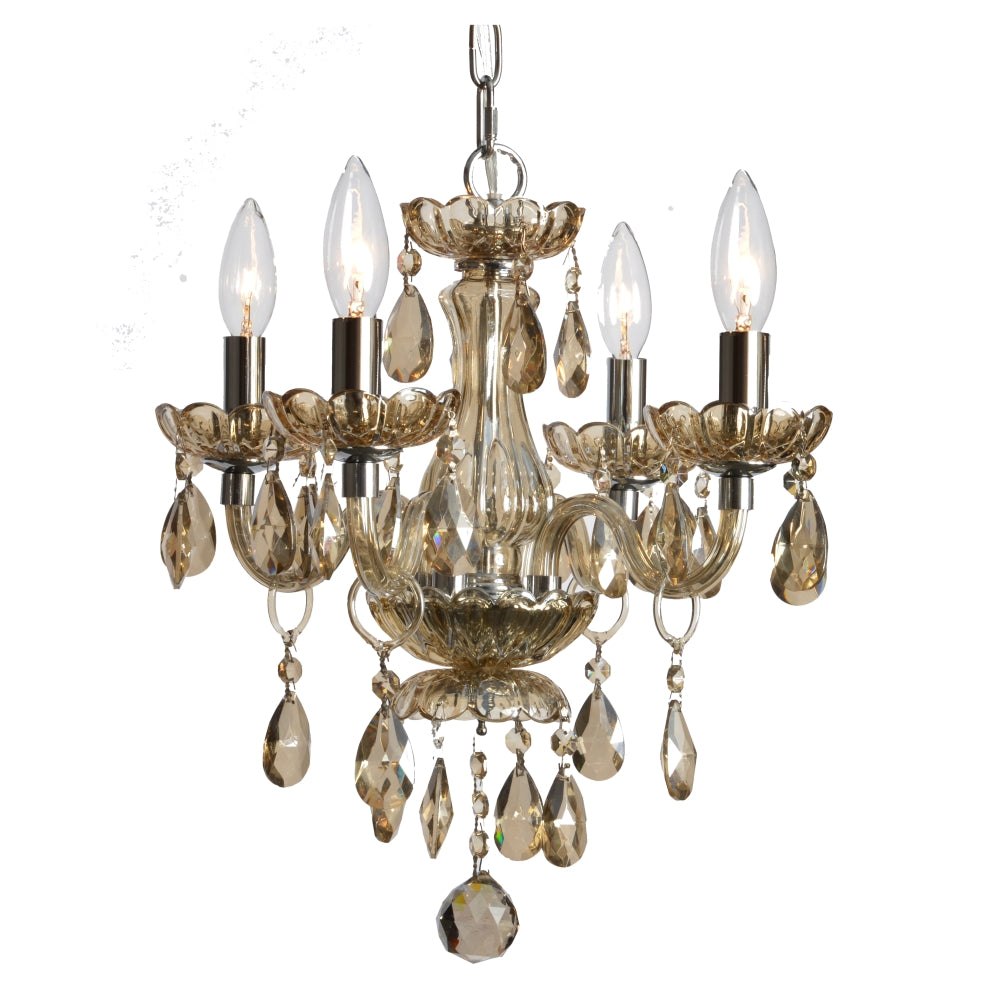 StarFire Paloma 9042AC Chandelier Light - Amber Crystal