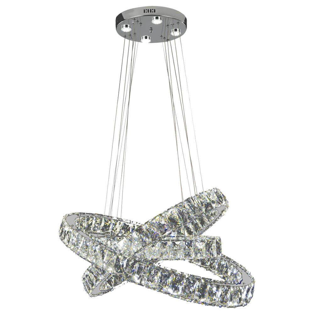 StarFire LED LD9724CH Chandelier Light - Chrome