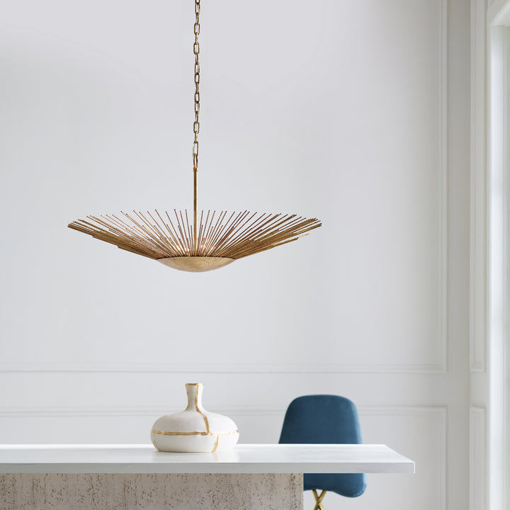 Visual Comfort Studio Helios AP1084ADB Pendant Light - Antique Gild
