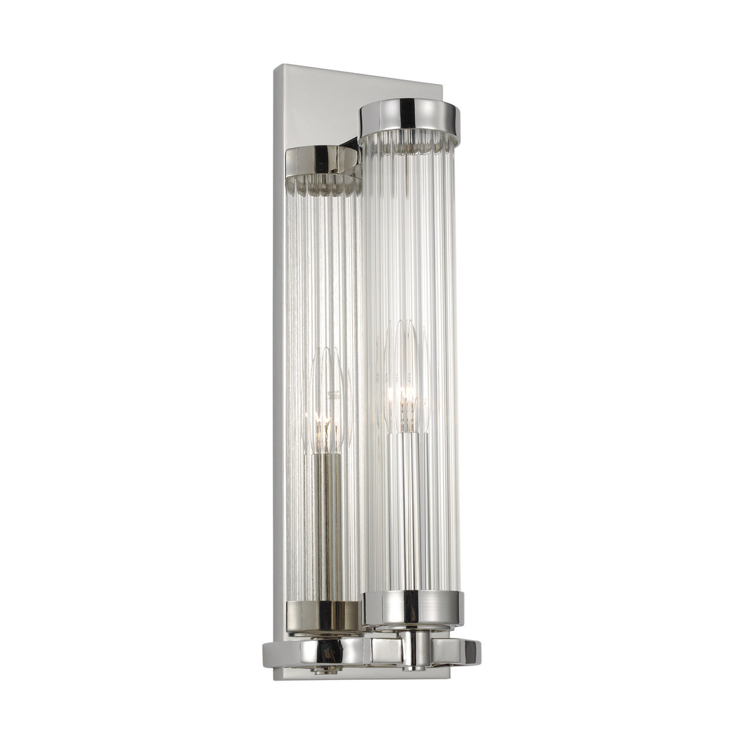 Visual Comfort Studio Demi AW1041PN Wall Light - Polished Nickel