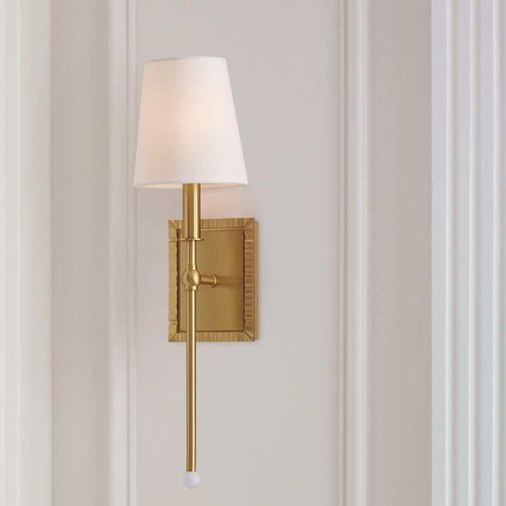 Visual Comfort Studio Baxley AW1051BBS Wall Light - Burnished Brass