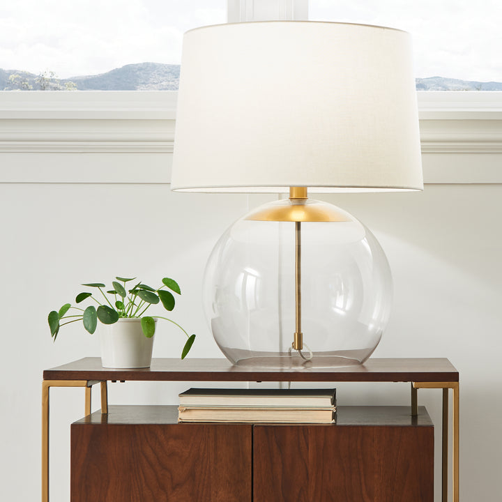 Visual Comfort Studio CT1021BBS1 Atlantic One Light Table Lamp Lamp Brass