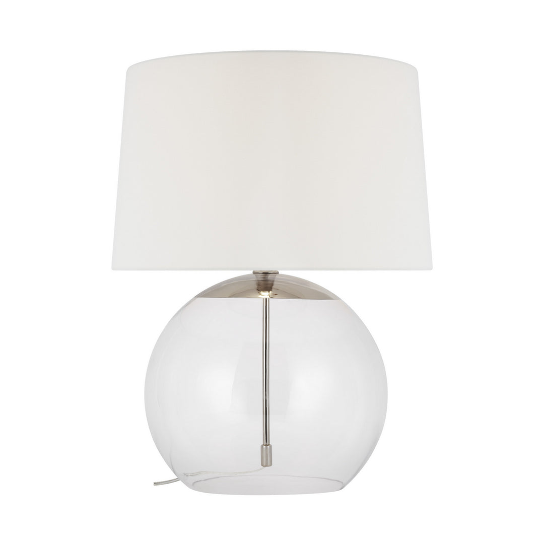 Visual Comfort Studio CT1021PN1 Atlantic One Light Table Lamp Lamp Polished Nickel