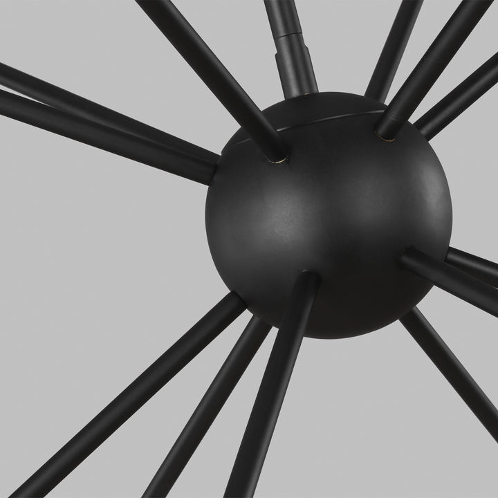 Visual Comfort Studio Jax EC10312MBK Chandelier Light - Midnight Black