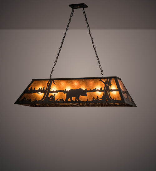 Meyda Tiffany Black Bear 98035 Pendant Light - Antique Copper, Timeless Bronze