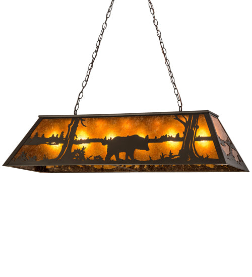 Meyda Tiffany Black Bear 98035 Pendant Light - Antique Copper, Timeless Bronze