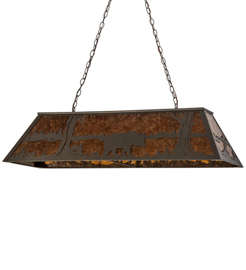 Meyda Tiffany Black Bear 98035 Pendant Light - Antique Copper, Timeless Bronze