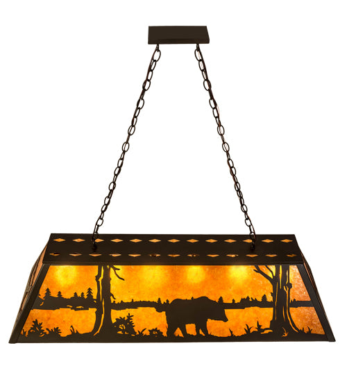 Meyda Tiffany Black Bear 98035 Pendant Light - Antique Copper, Timeless Bronze