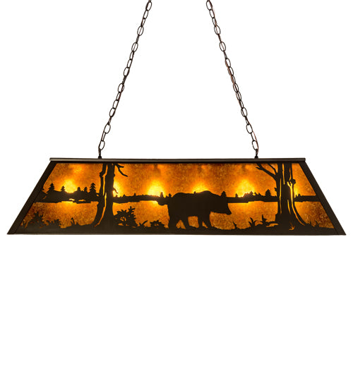 Meyda Tiffany Black Bear 98035 Pendant Light - Antique Copper, Timeless Bronze