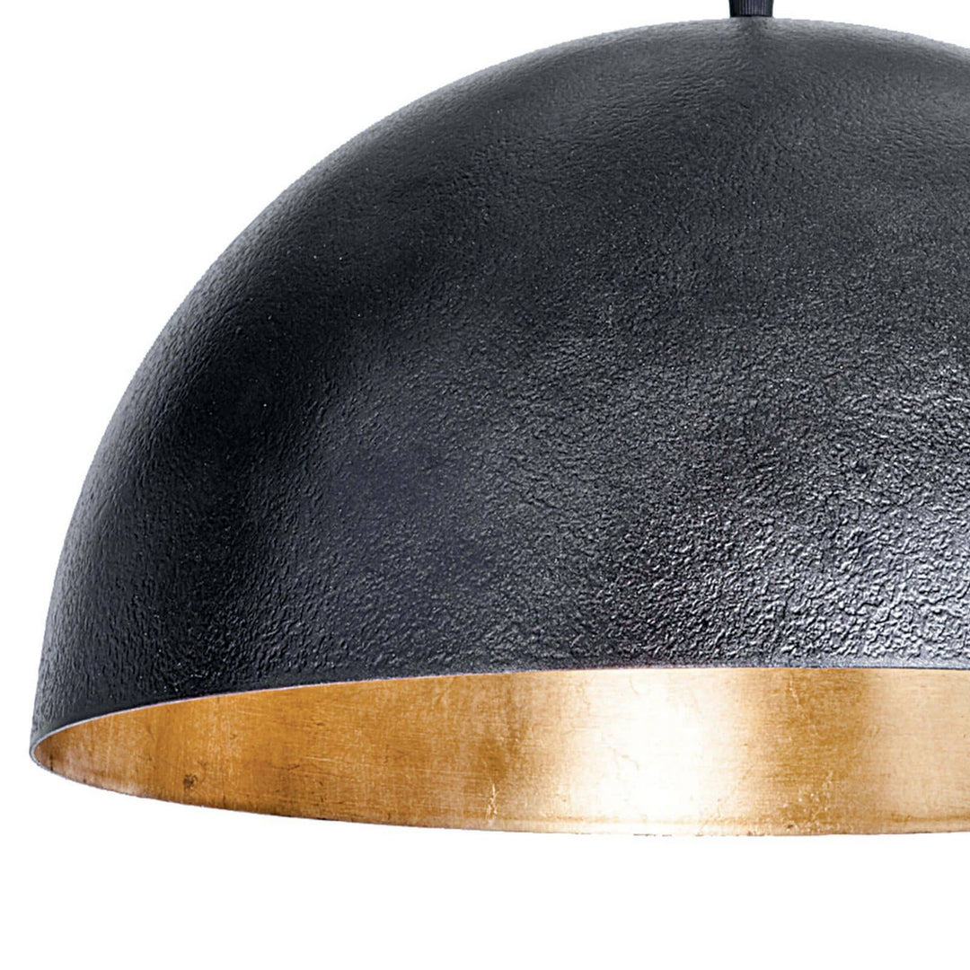 Regina Andrew Sigmund 16-1090BLK Pendant Light - Blackened Steel