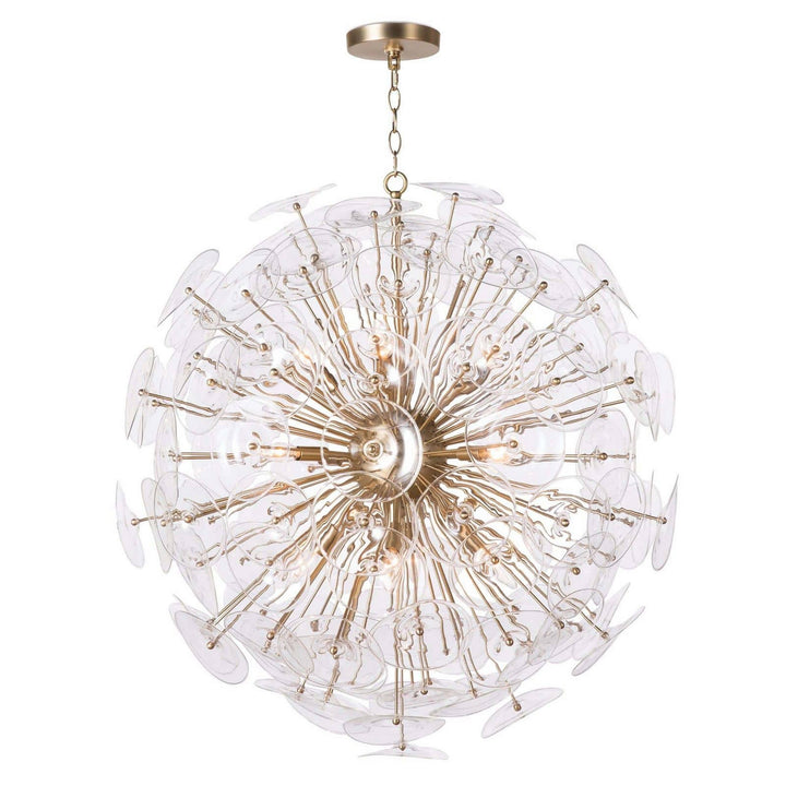 Regina Andrew Poppy 16-1188CLR Chandelier Light - Natural Brass