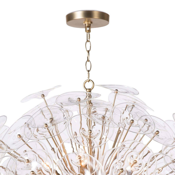 Regina Andrew Poppy 16-1188CLR Chandelier Light - Natural Brass